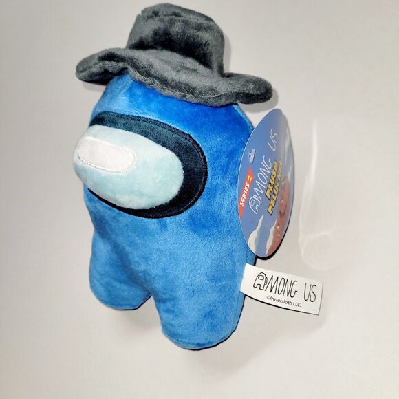 NWT Among Us 7 Inch Plush Blue Crewmate w/ Hat Series 2 NEW Toikido Official - Picture 2 of 9